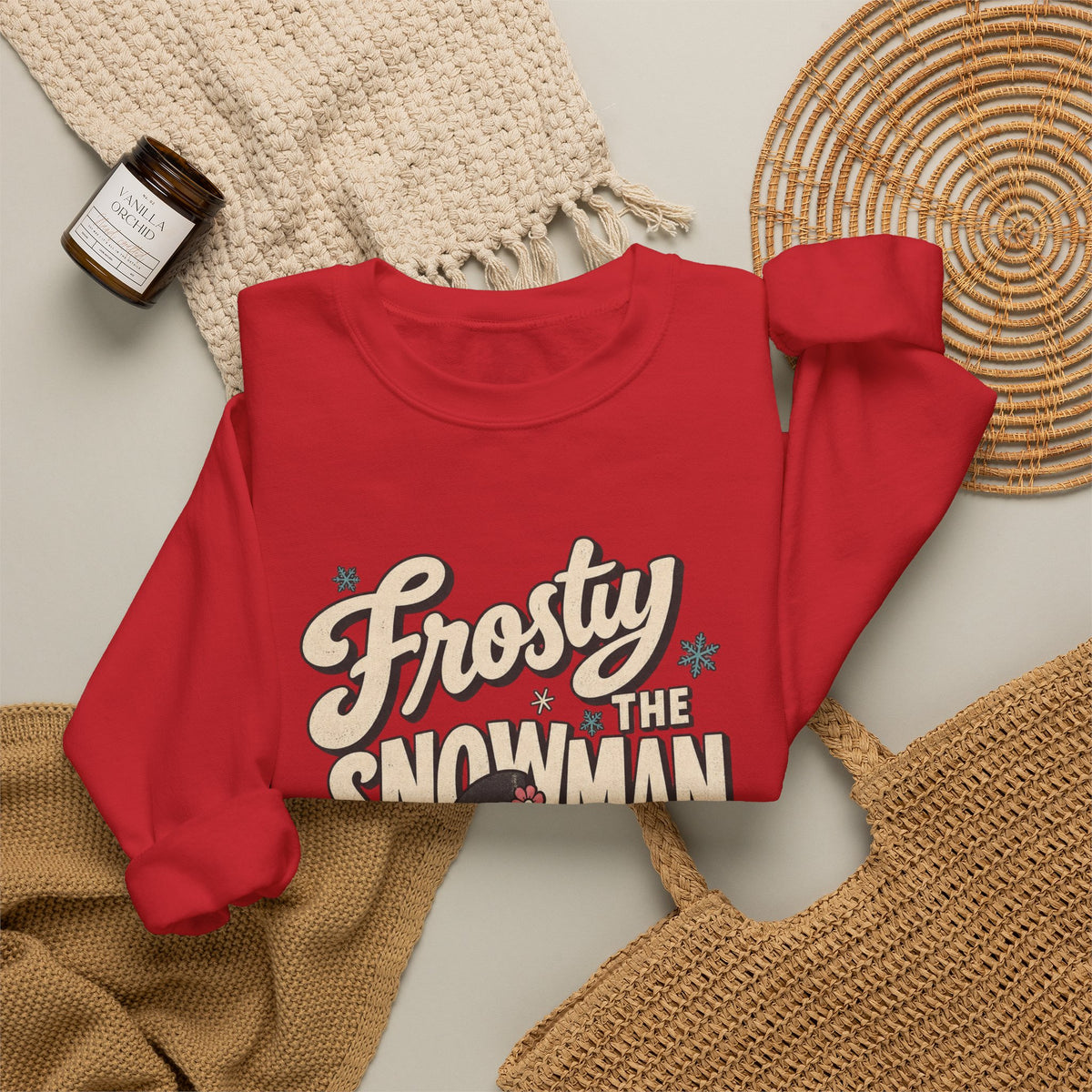 Frosty the Snowman Vintage Holiday Crewneck Sweatshirt