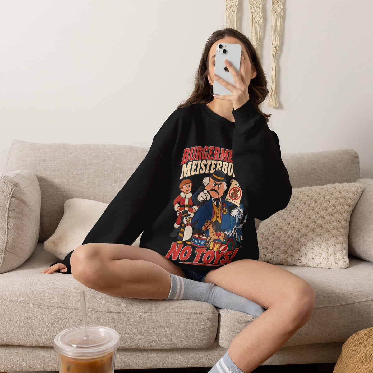 Meisterburger 'No Toys!' Crewneck Sweatshirt