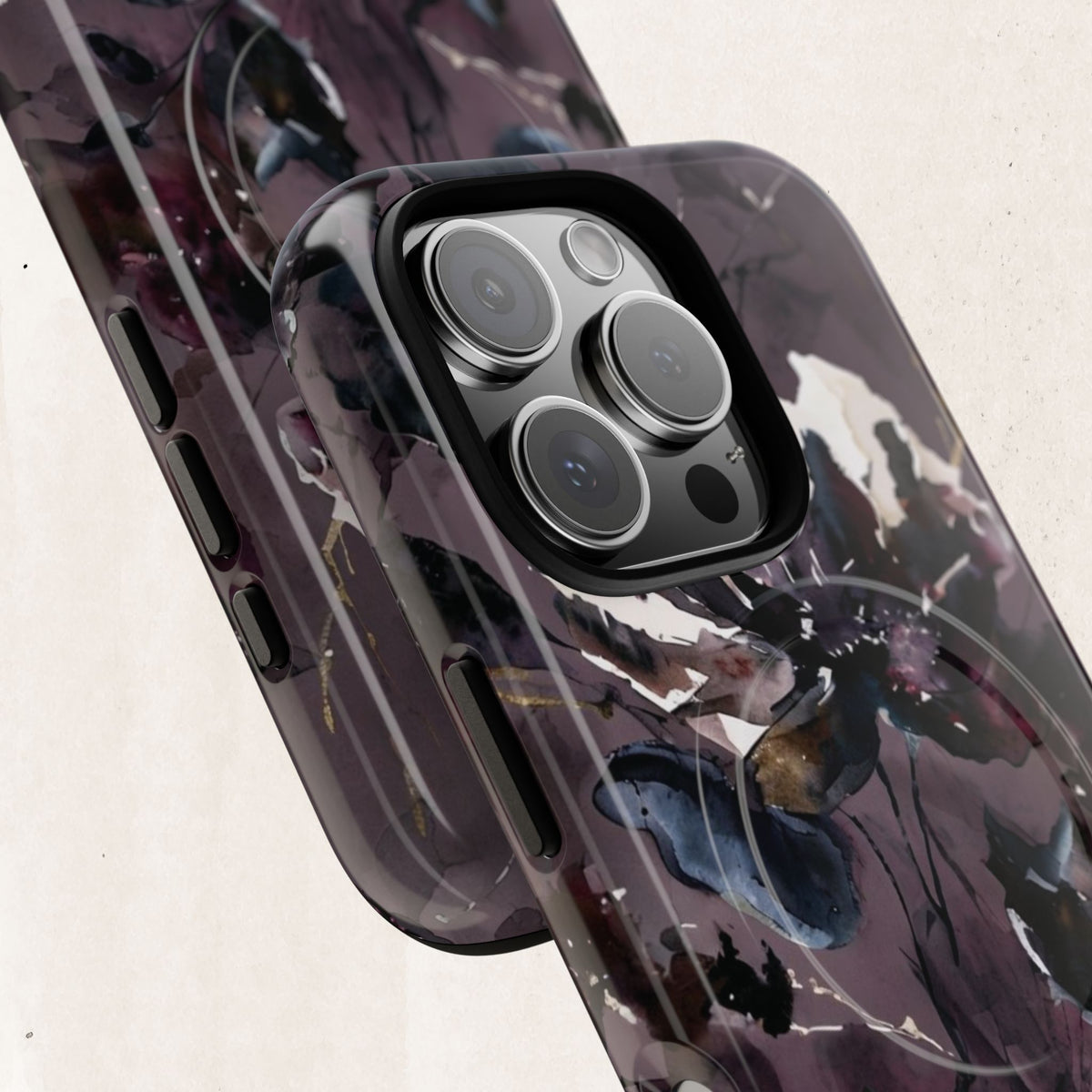 Floral Noir Magnetic Phone Case