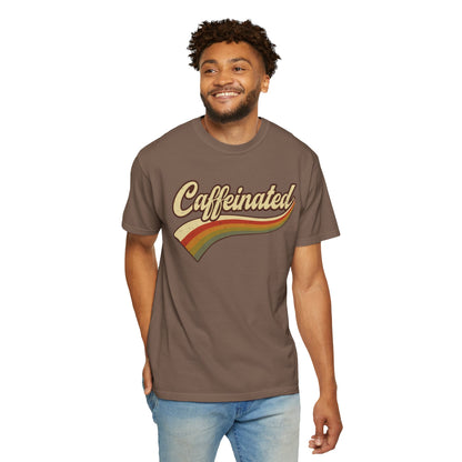 Caffeinated Retro Stripe Tee