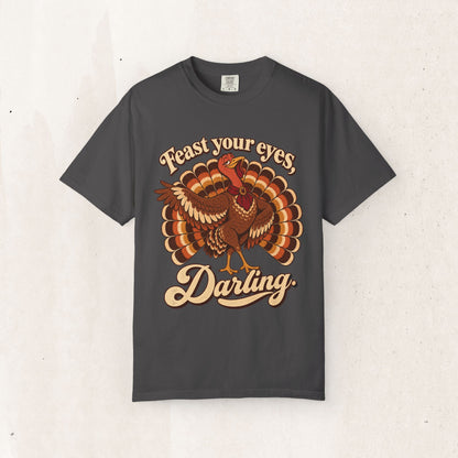 Thanksgiving 'Feast Your Eyes, Darling' Turkey Tee