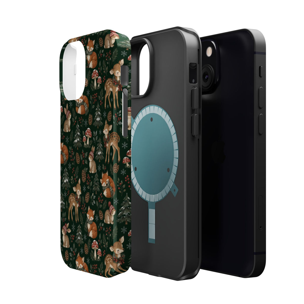 Woodland Fox & Deer MagSafe Phone Case, alternate view