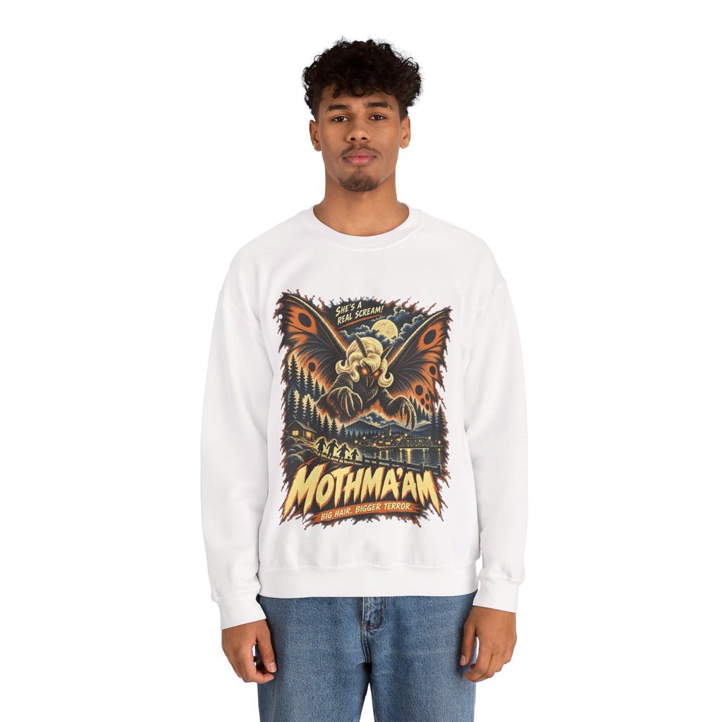 Mothmaam Retro Monster Crewneck Sweatshirt