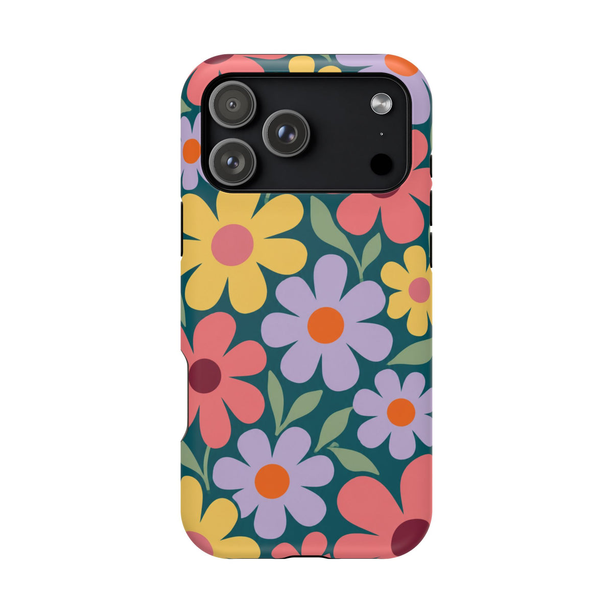 Retro Floral Phone Case, alternate view