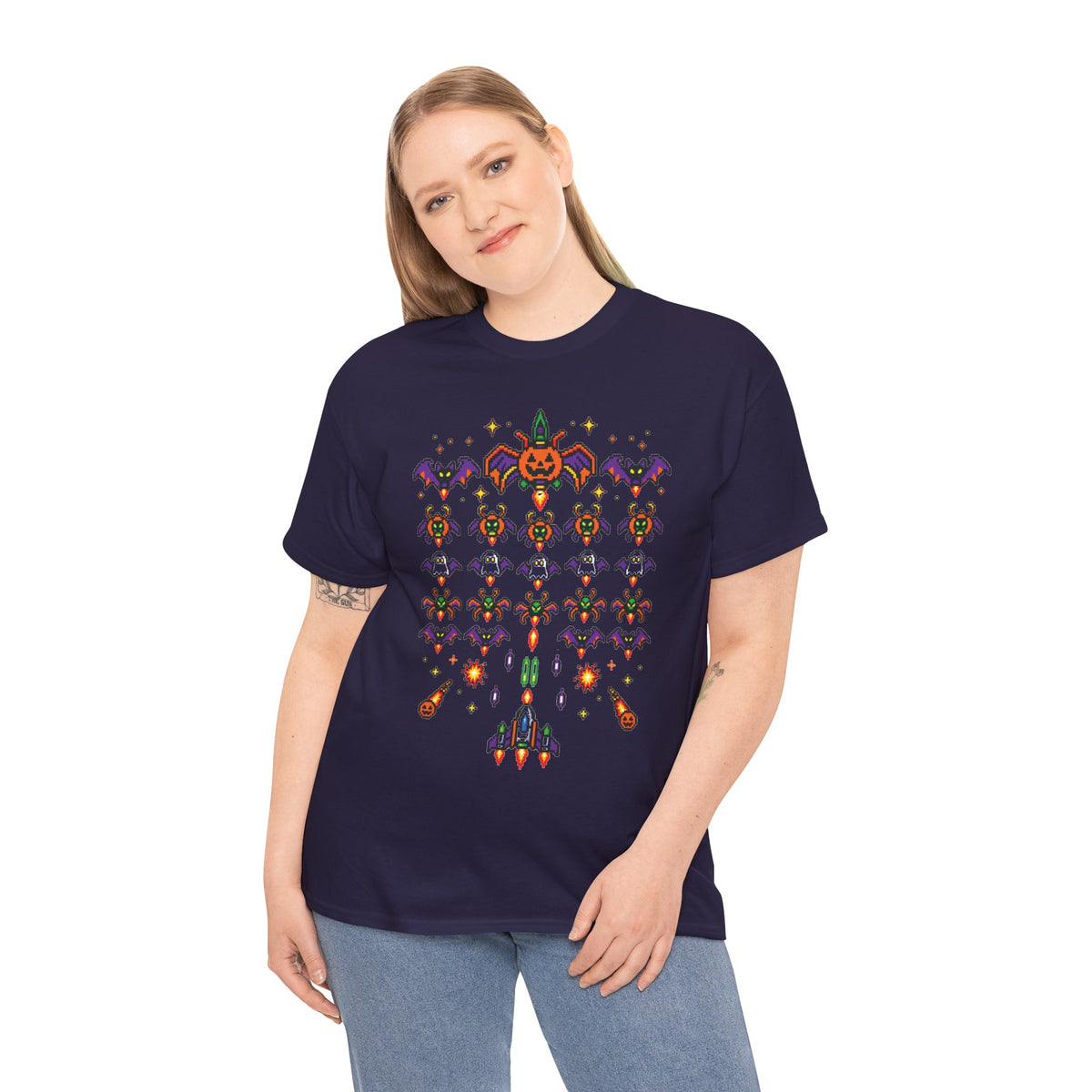 Halloween Galaga Graphic Tee