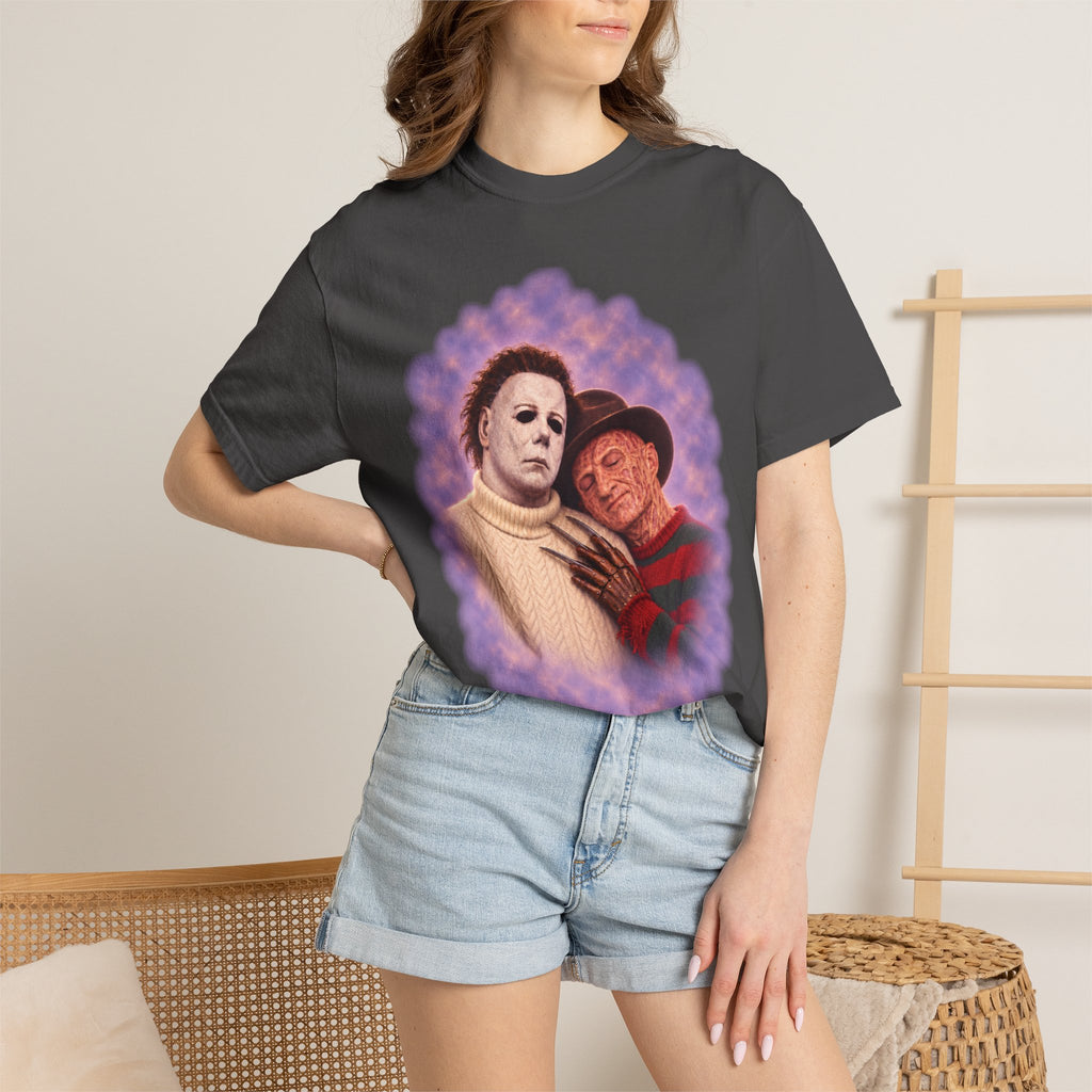 Michael Myers & Freddy Kreuger 80's Portrait Tee