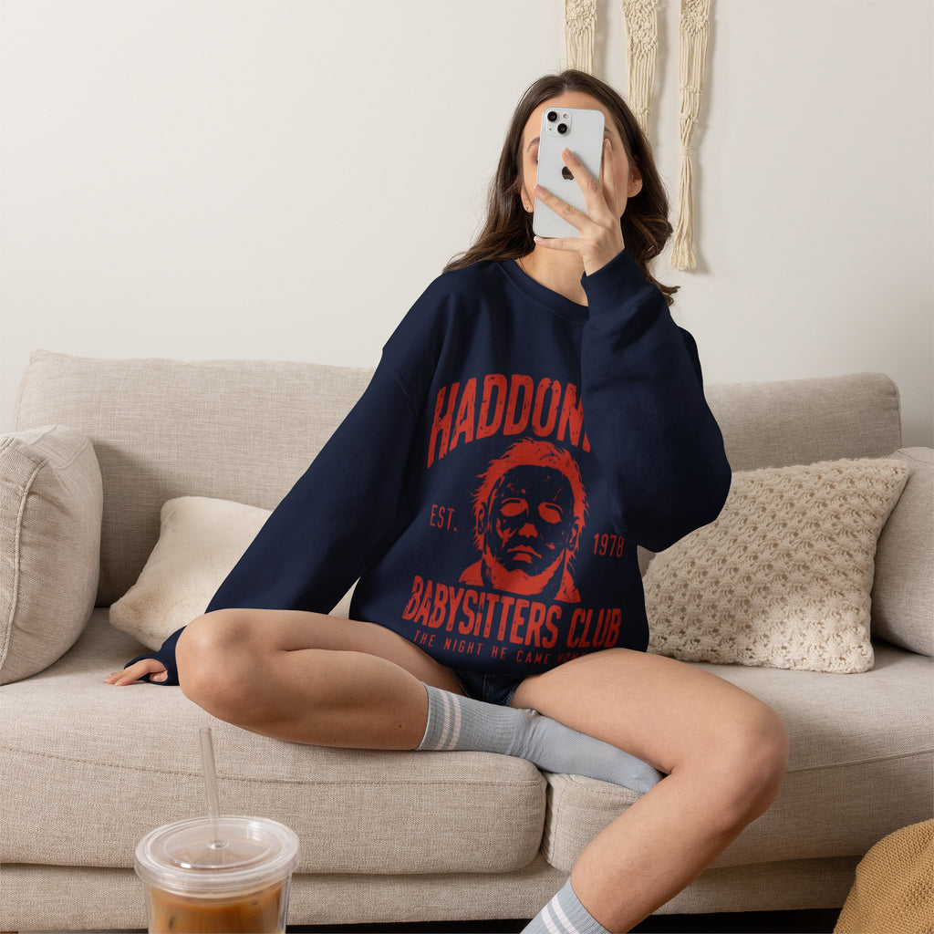Haddonfield Babysitters Club CrewneckSweatshirt
