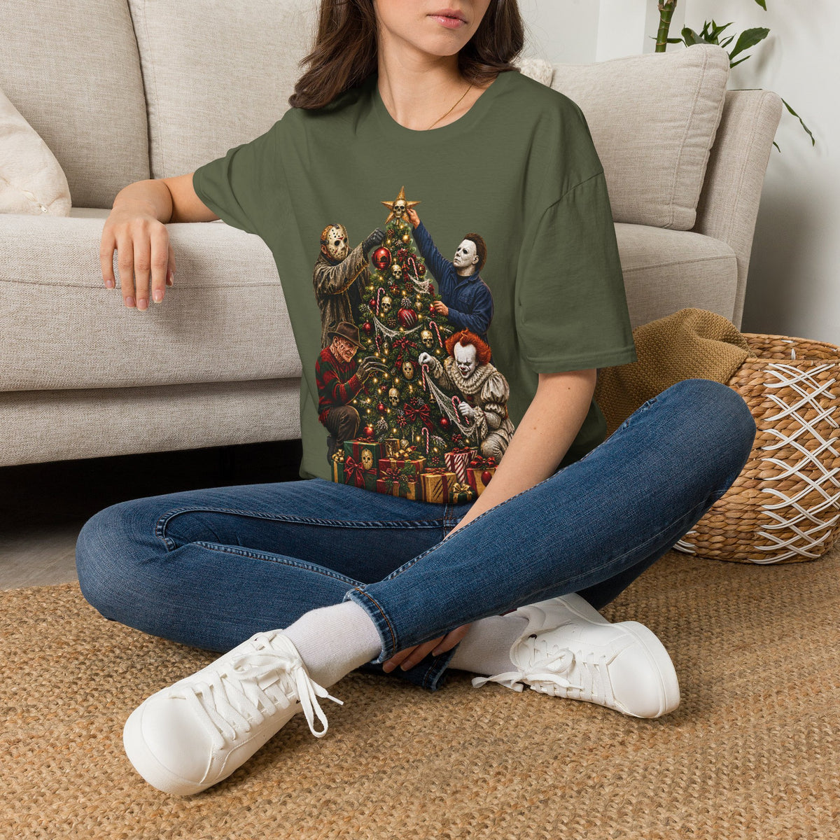Horror Icons Christmas Tee
