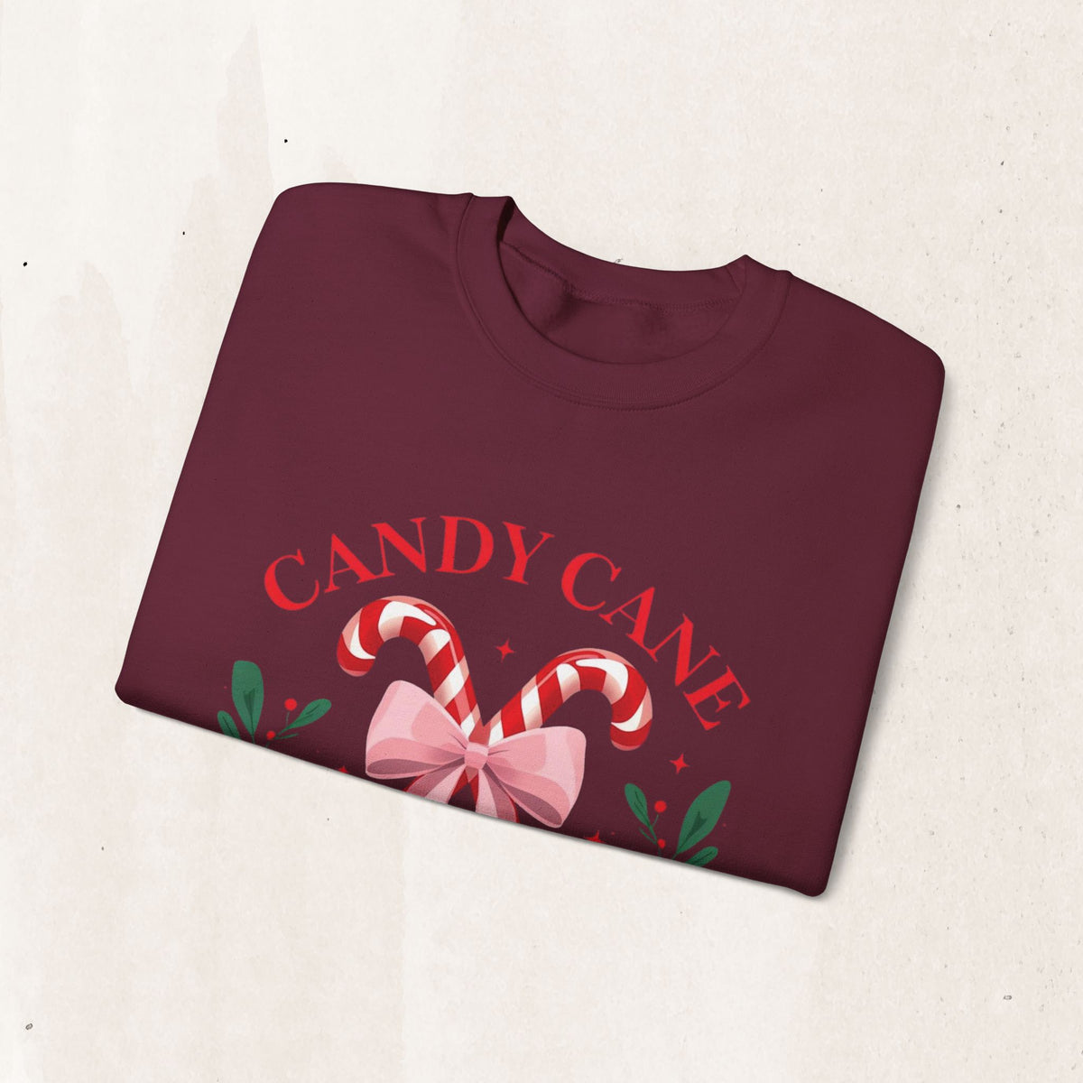 Candy Cane Christmas Club Crewneck Sweatshirt