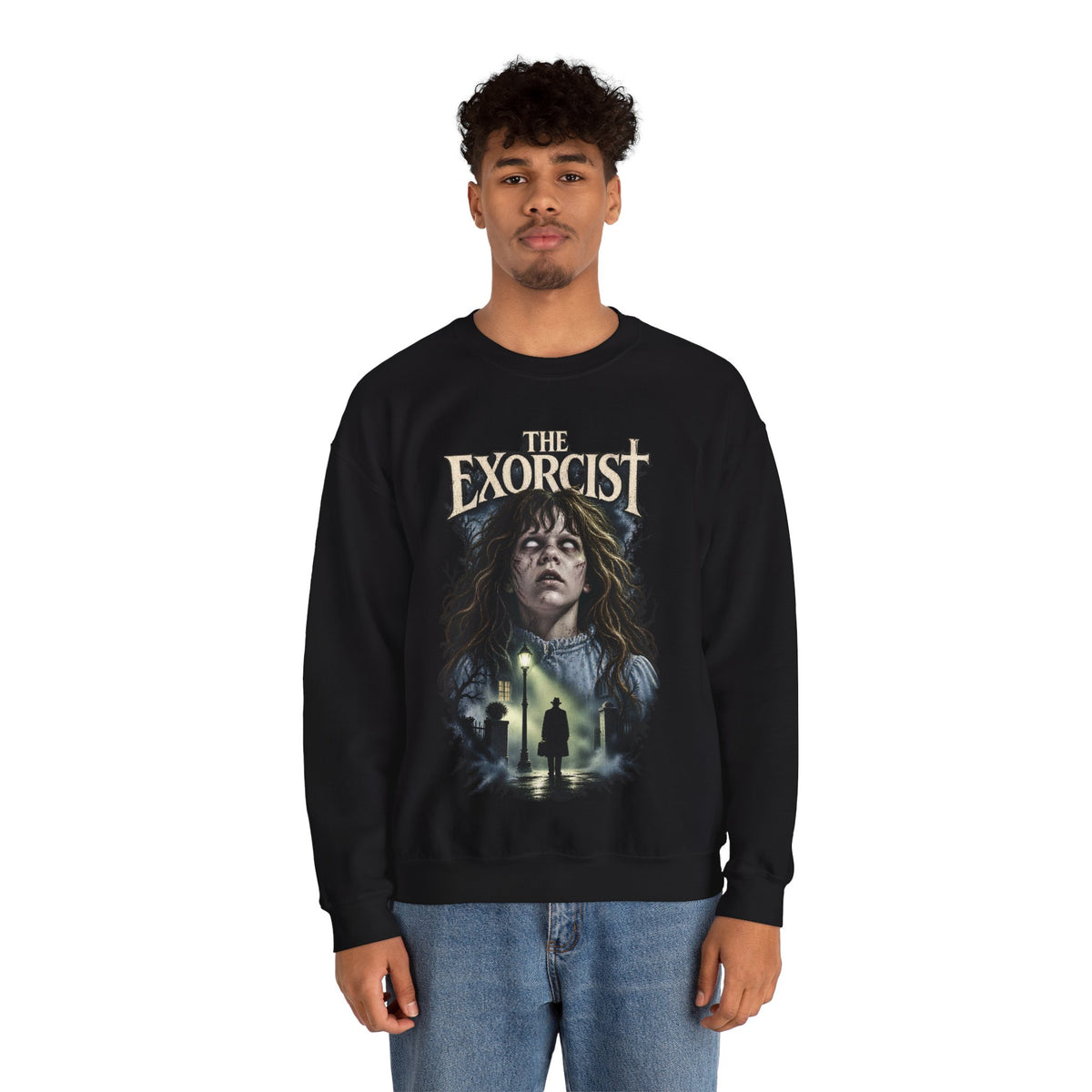The Exorcist Sweatshirt in Black, alternate view