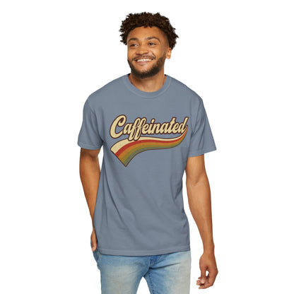 Caffeinated Retro Stripe Tee