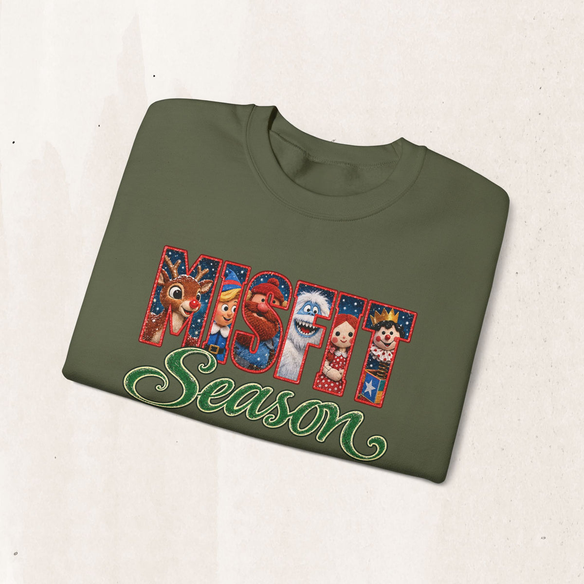 Rudolph "Misfit Season" Crewneck Sweatshirt