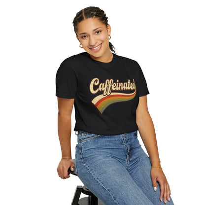 Caffeinated Retro Stripe Tee