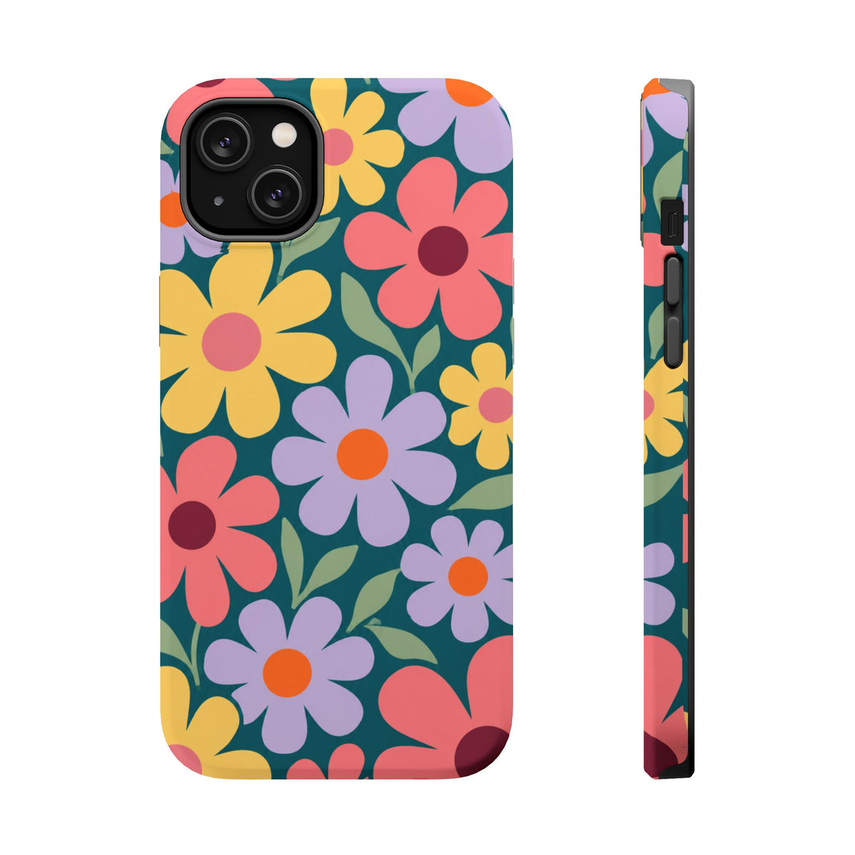 Retro Floral Phone Case, alternate view