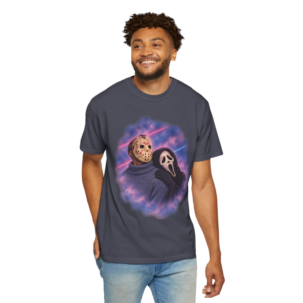 Jason Vorhees & Ghostface 80's Portrait Tee