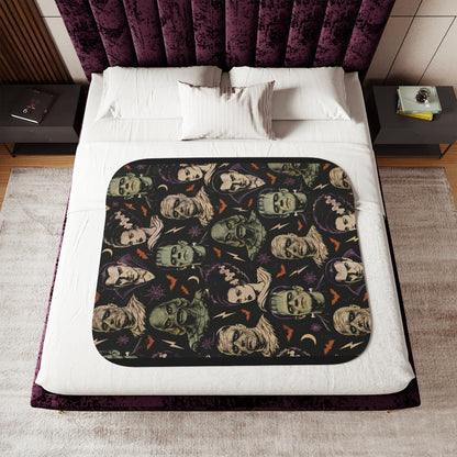 Universal Monsters Sherpa Blanket