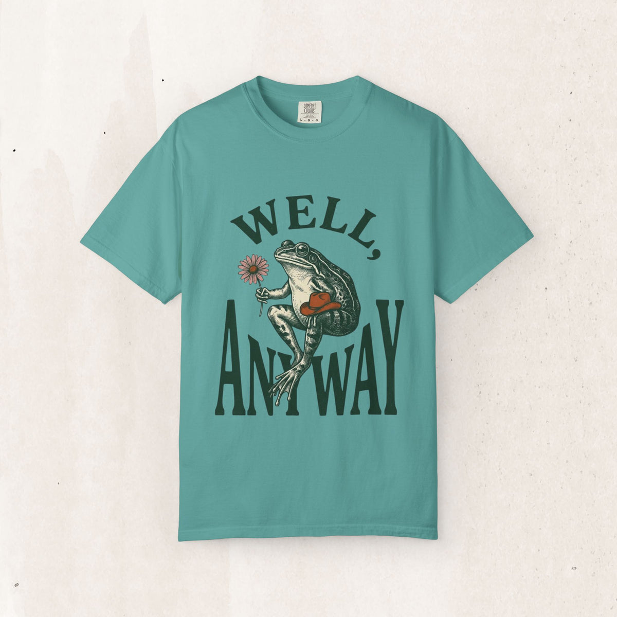 Frog Graphic "Well, Anyway" Tee
