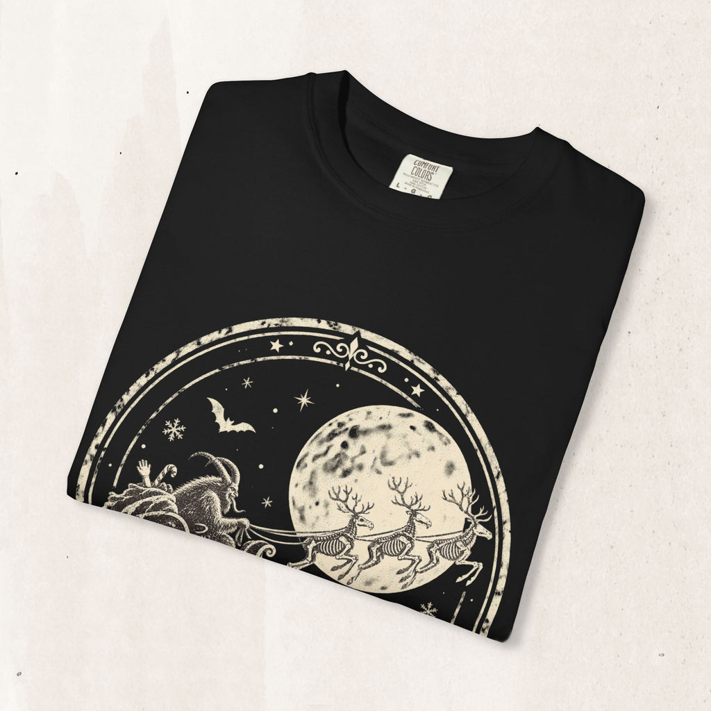 Krampus Moonlit Sleigh Tee