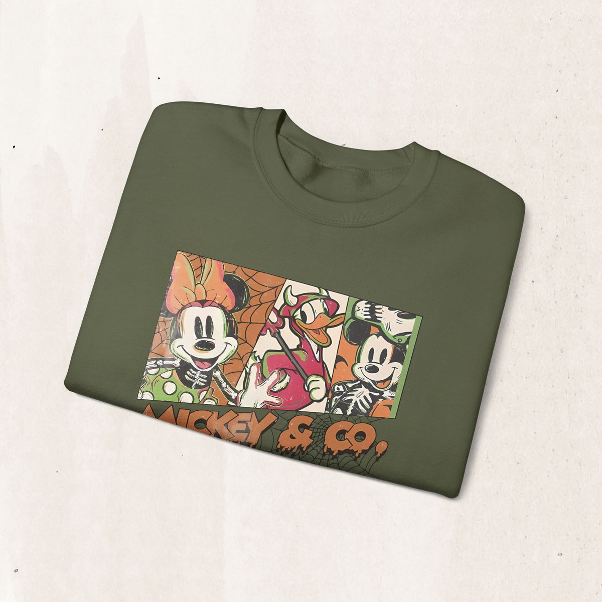 Mickey & Co. Vintage Cartoon Crewneck Sweatshirt – photo 3