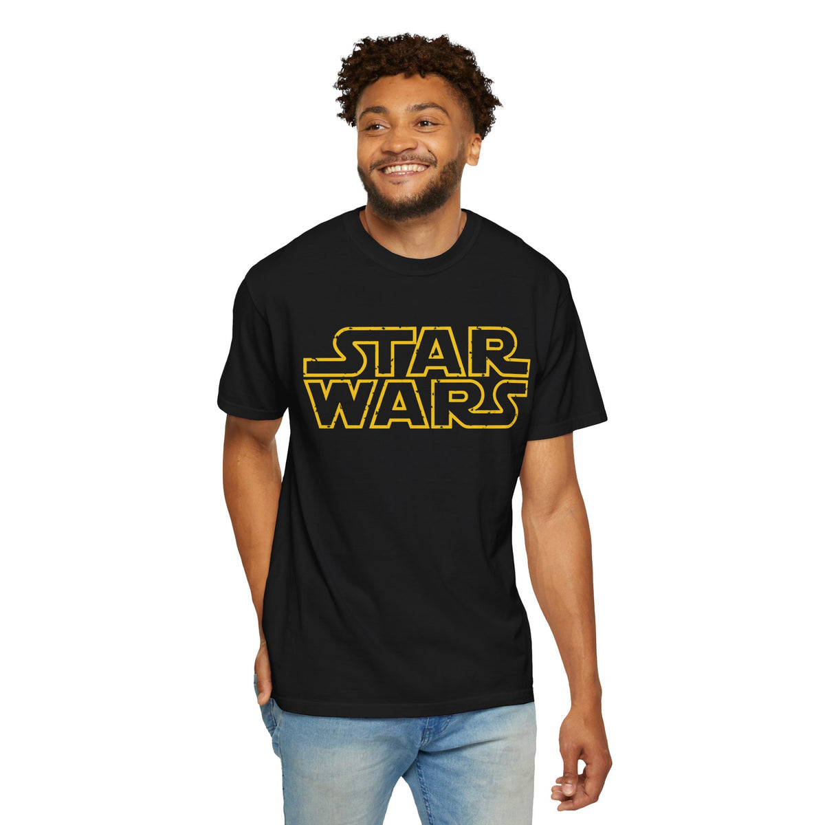 Star Wars A New Hope Quote Graphic Tee in Black, alternate view