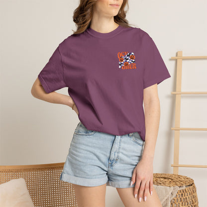 Embroidered Retro "October" Halloween Tee