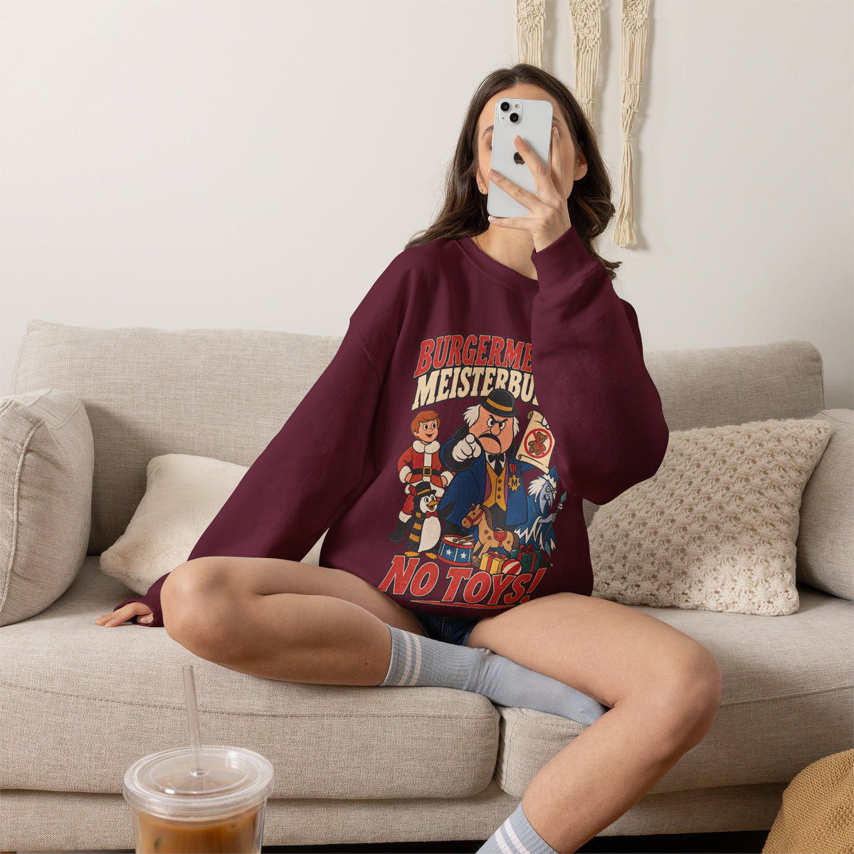 Meisterburger 'No Toys!' Crewneck Sweatshirt