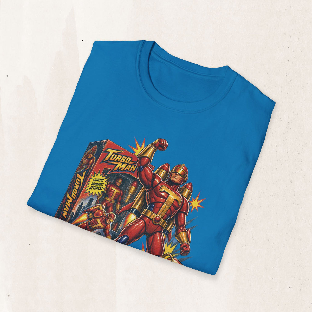 Turbo Man Graphic Tee - Jingle All The Way
