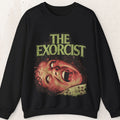 The Exorcist Horror Movie Crewneck Sweatshirt – Vintage Cult Classic – Black