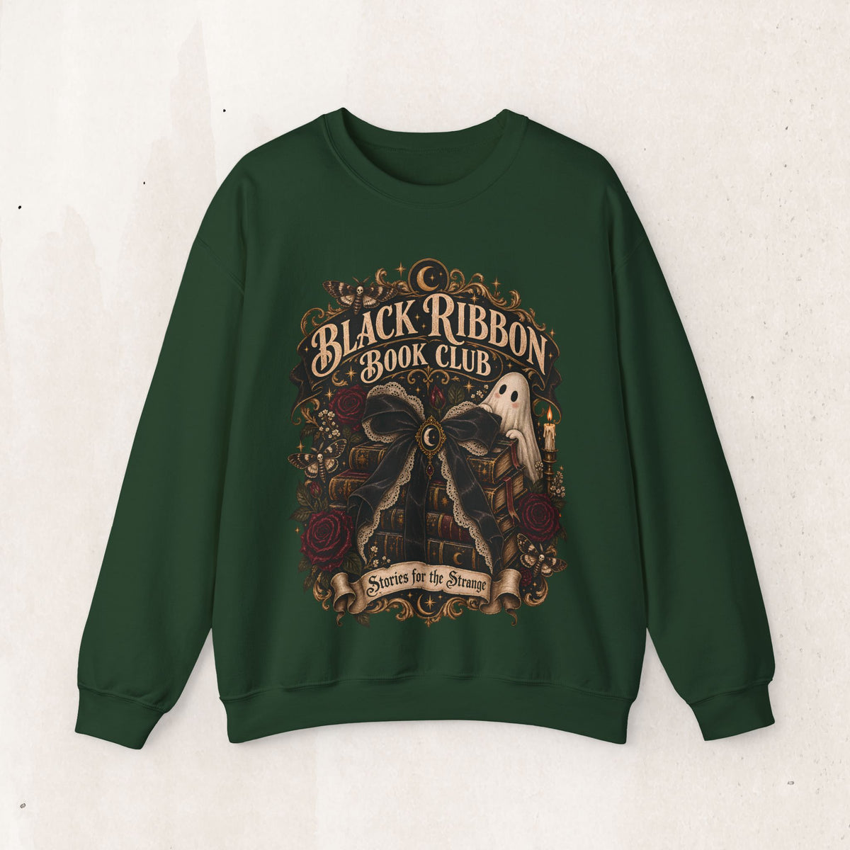 Black Ribbon Book Club Crewneck Sweatshirt
