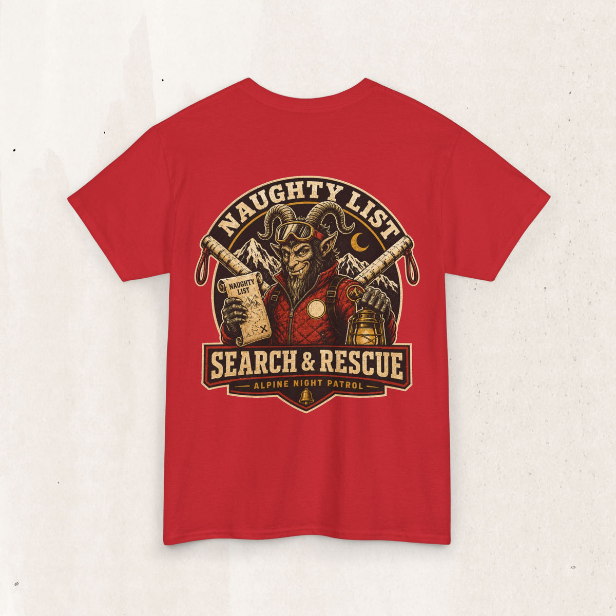Naughty List Search & Rescue Graphic Tee