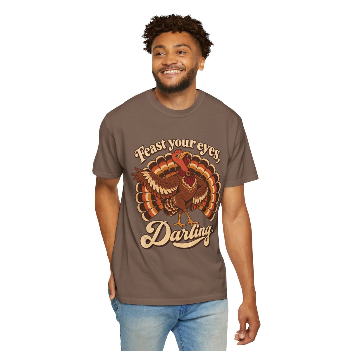 Thanksgiving 'Feast Your Eyes, Darling' Turkey Tee
