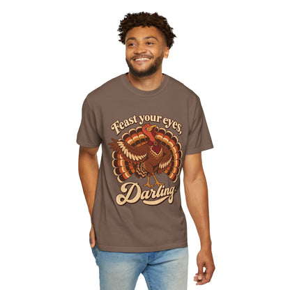 Thanksgiving 'Feast Your Eyes, Darling' Turkey Tee