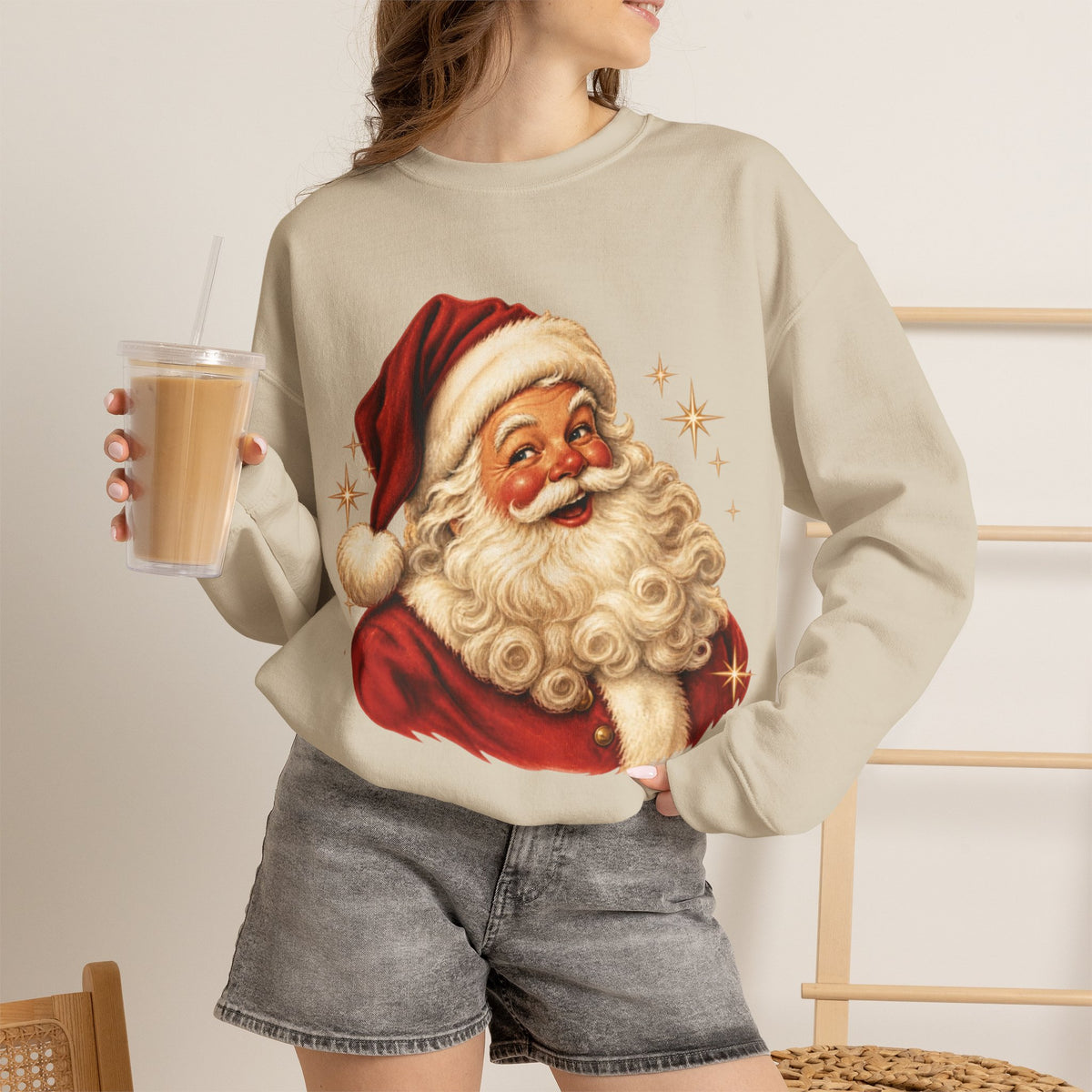 Vintage Santa Claus Crewneck Sweatshirt