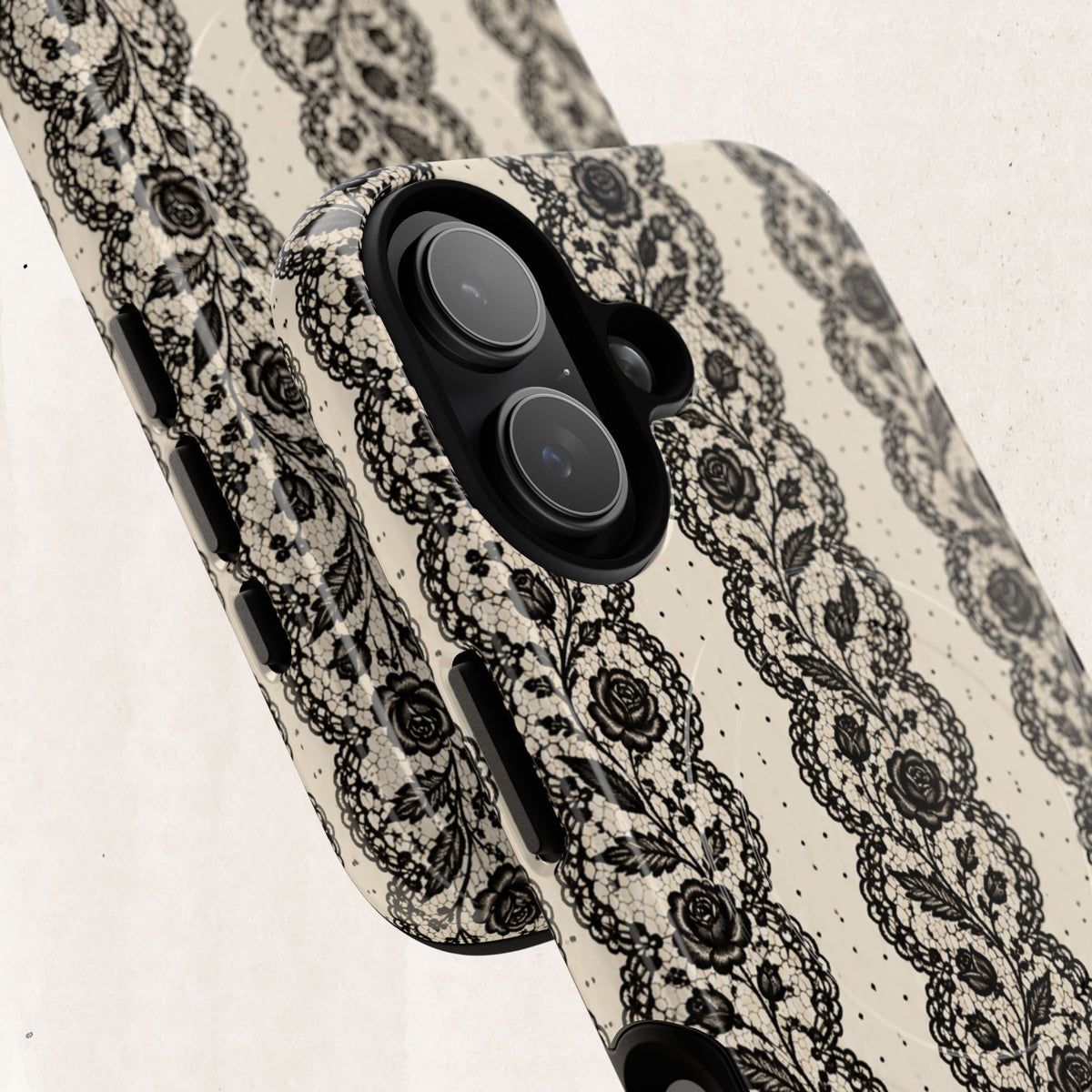 Lace Stripes Magnetic Phone Case