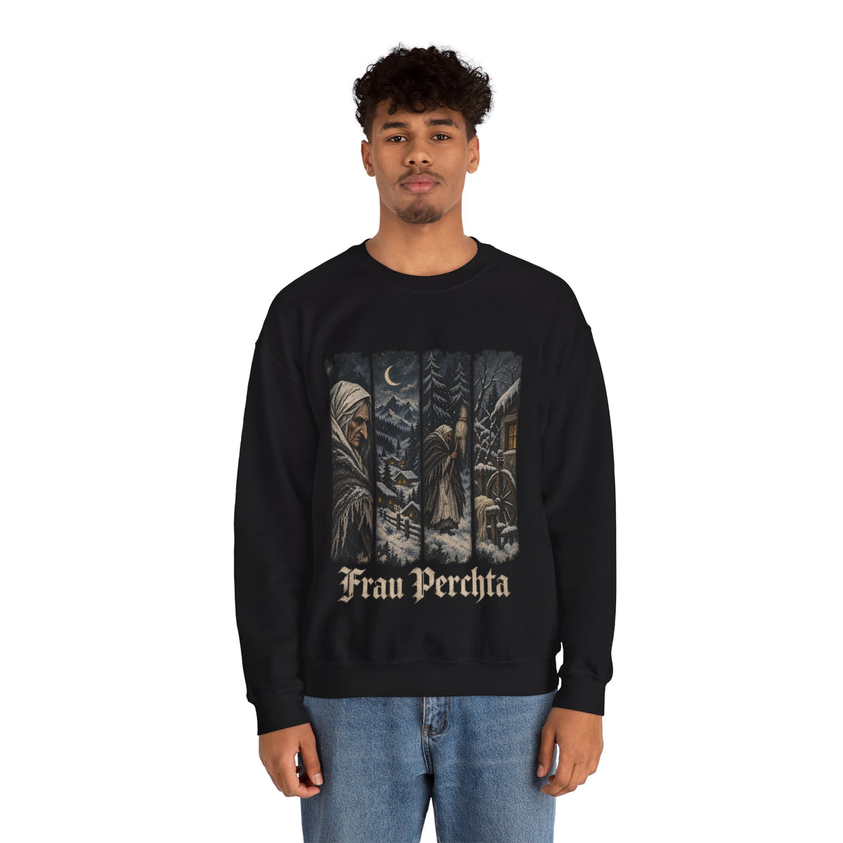 Frau Perchta Christmas sweatshirt