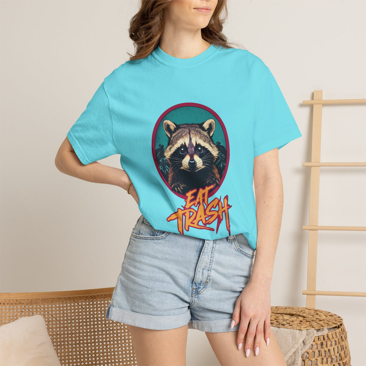 Raccoon 'Eat Trash' Graphic Tee