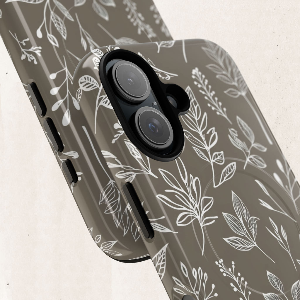 Botanical Leaf Tough Magnetic Phone Case
