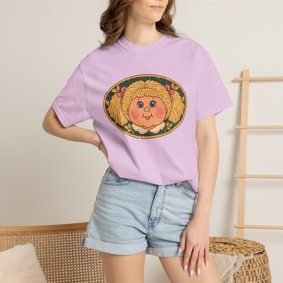Cabbage Patch Kids Graphic Tee in Graphite, alternate view