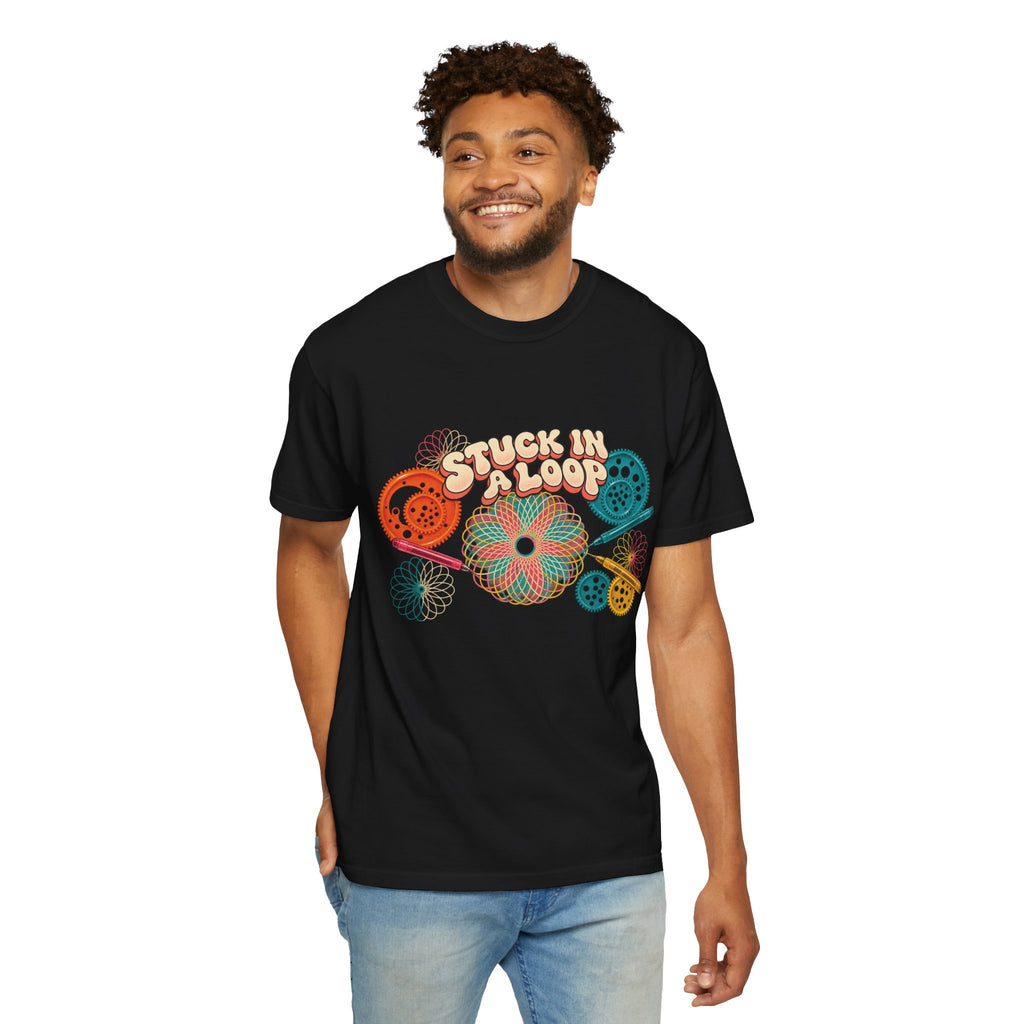 Retro Spirograph Graphic Tee