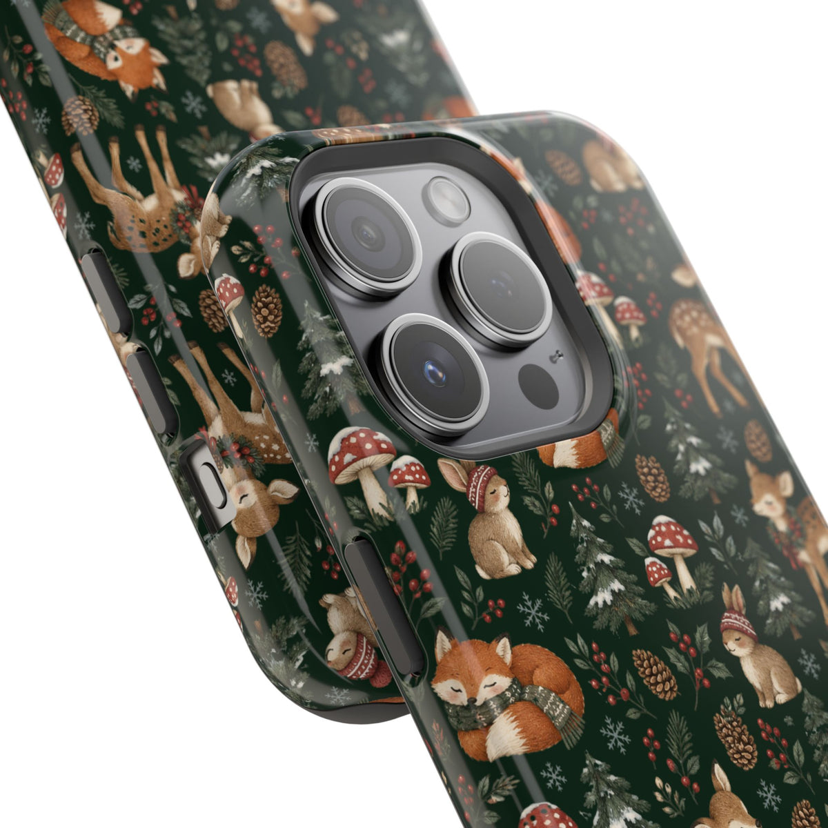 Woodland Fox & Deer MagSafe Phone Case, alternate view