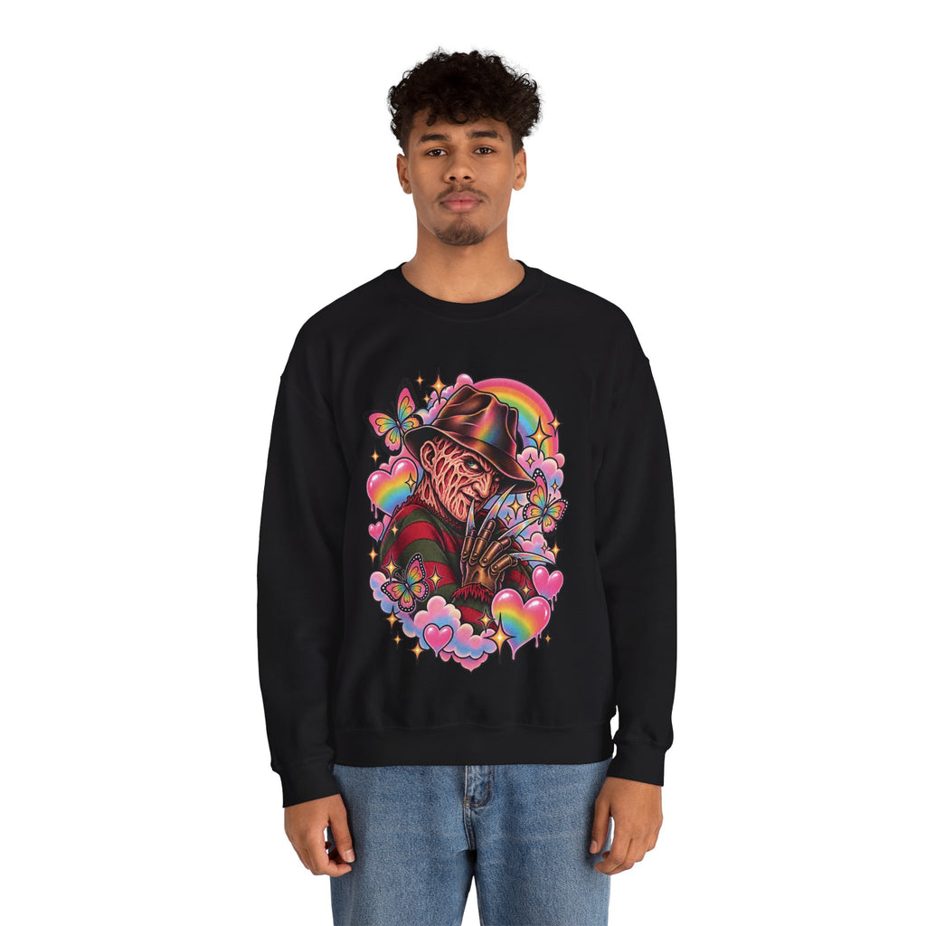 Freddy Krueger Rainbow Crewneck Sweatshirt