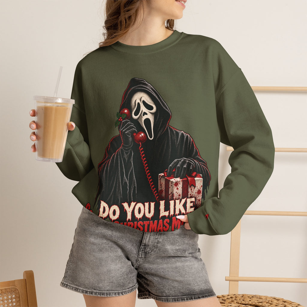 Ghostface "Do You Like Scary Movies?" Crewneck Sweatshirt