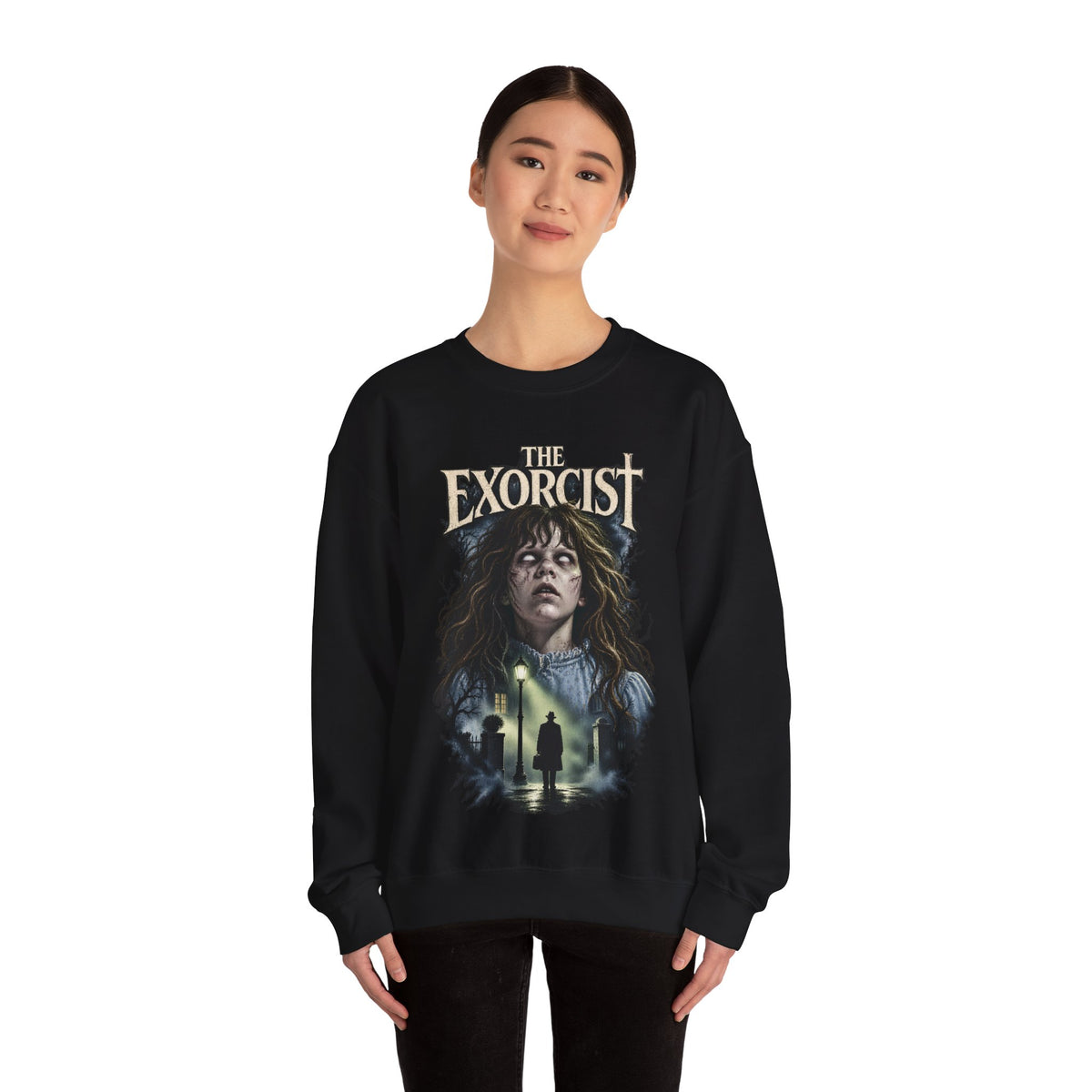 The Exorcist Sweatshirt in Black, alternate view