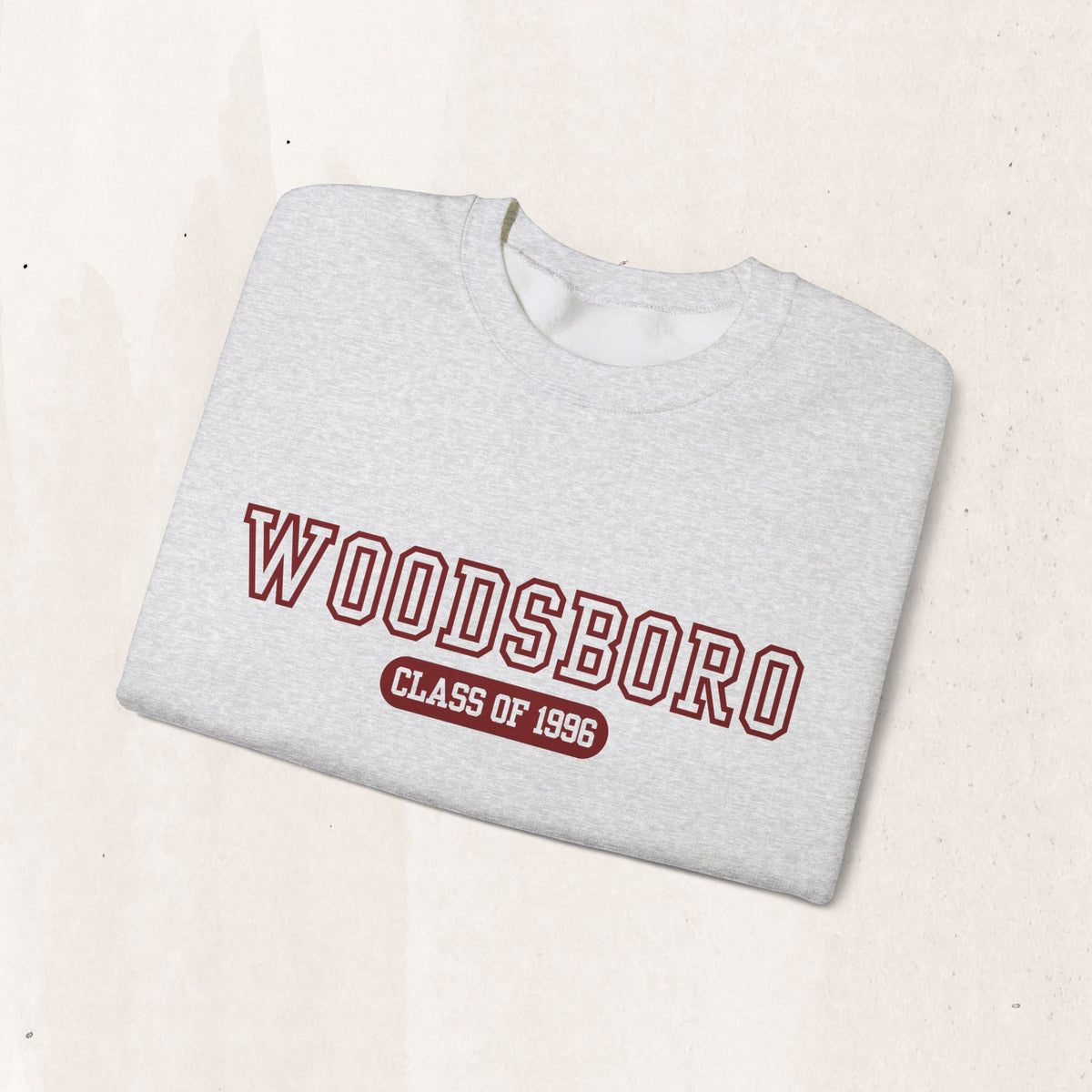 Woodsboro Class of 1996 Scream Crewneck Sweatshirt in Sport Grey, alternate view