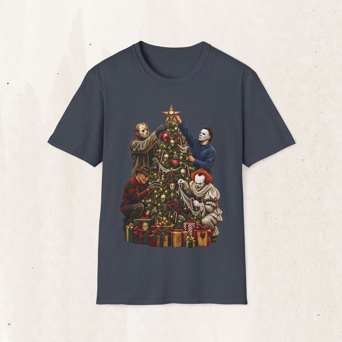 Horror Icons Christmas Tee