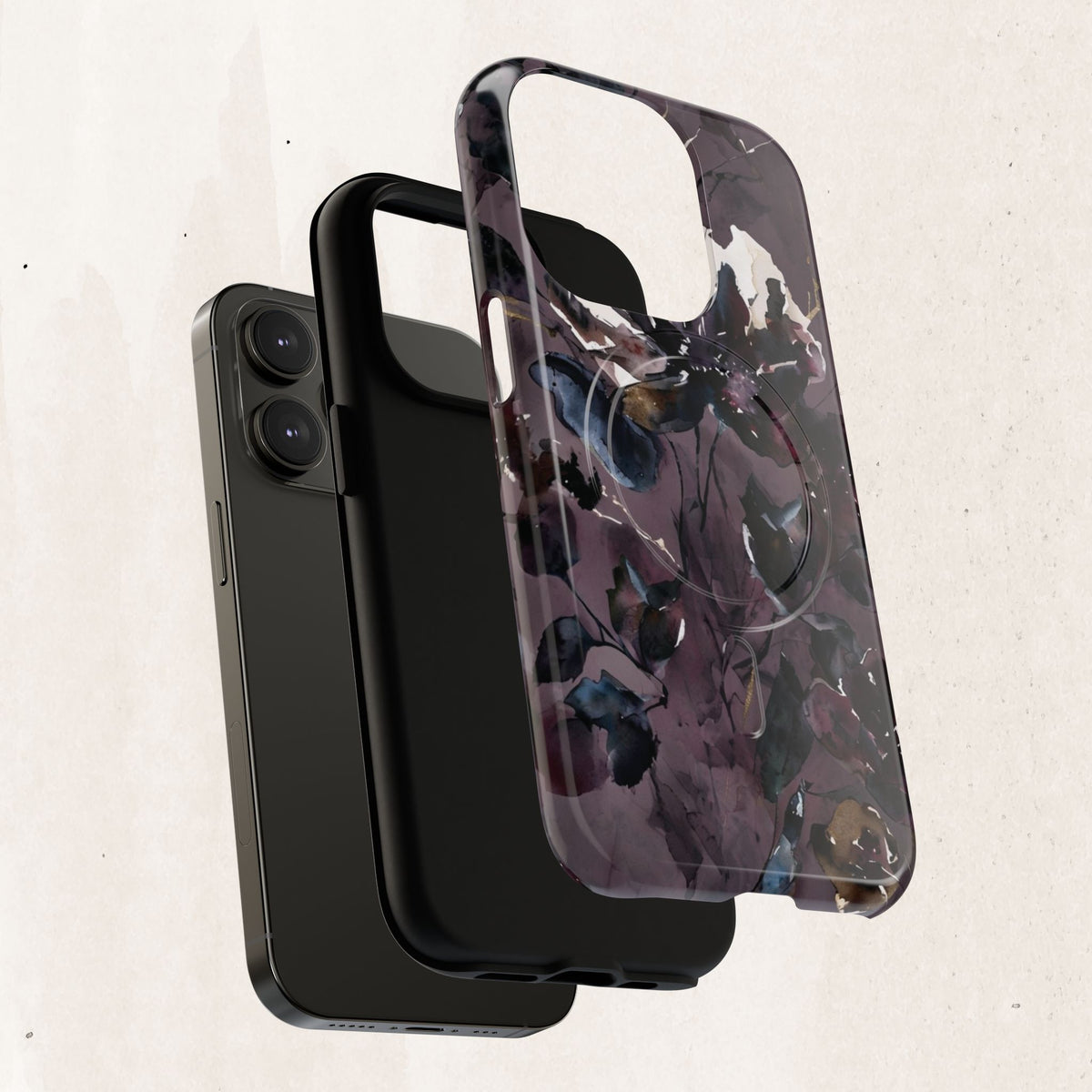 Floral Noir Magnetic Phone Case
