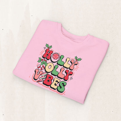 Holly Jolly Vibes Toddler Sweatshirt