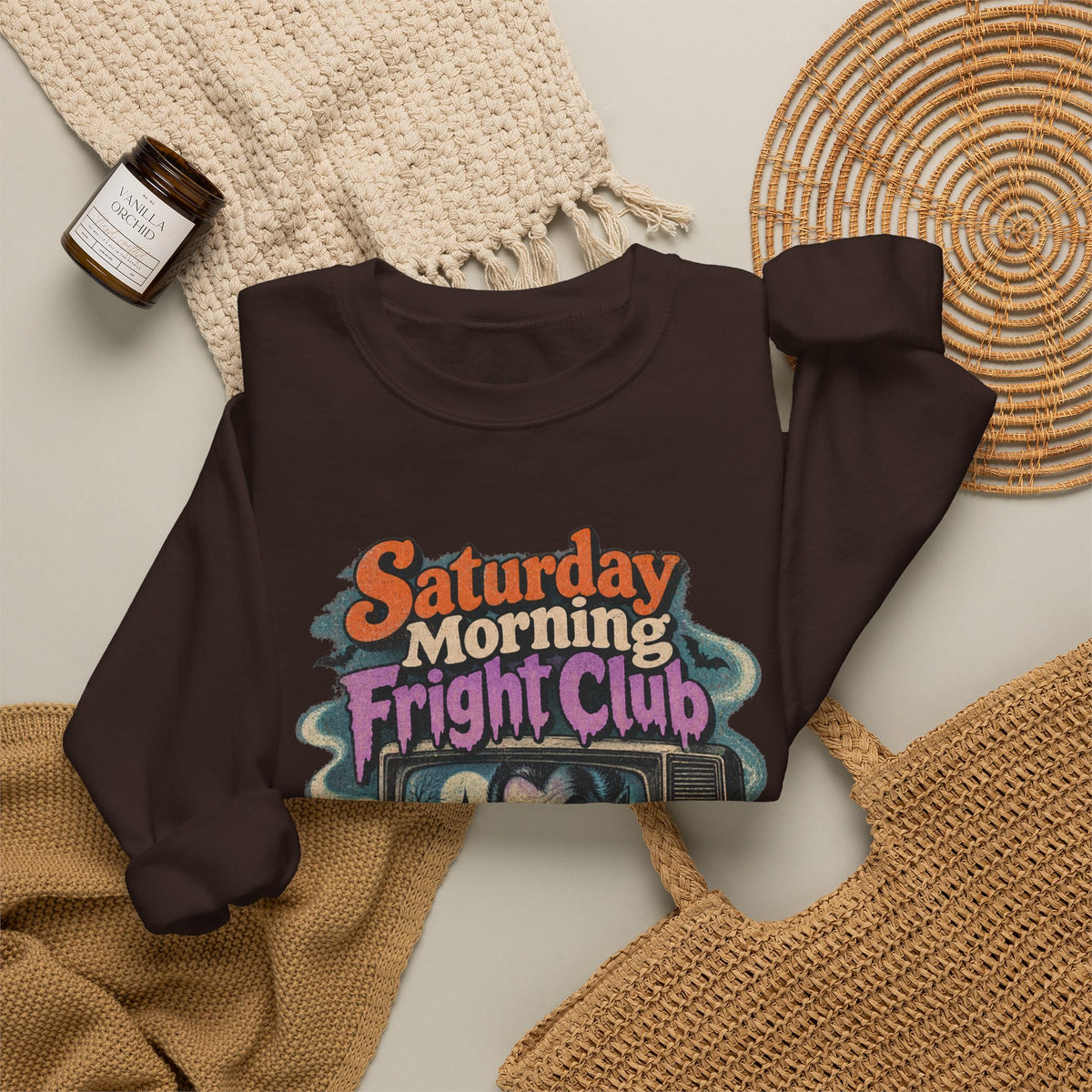 Saturday Morning Fright Club Crewneck Sweatshirt