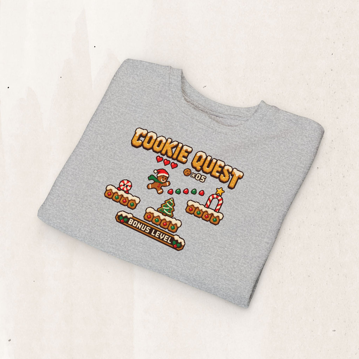 Christmas Cookie Quest Toddler Sweatshirt