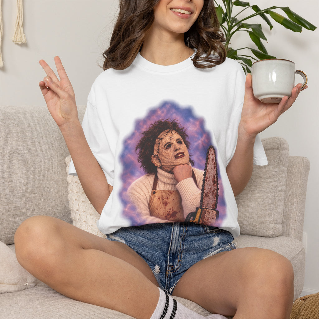 Leatherface 80's Portrait Tee